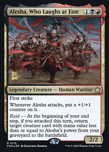 Alesha, Who Laughs at Fate - fdn Spoiler