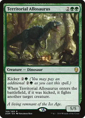 Territorial Allosaurus - dom Spoiler