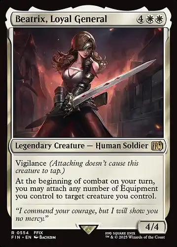 Beatrix, Loyal General - fin Spoiler