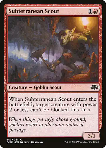 Subterranean Scout - dmr Spoiler
