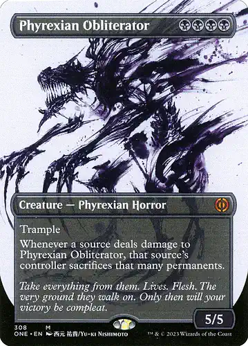 Phyrexian Obliterator - one Spoiler