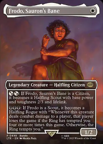 Frodo, Sauron's Bane - ltr Spoiler