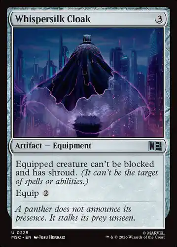 Whispersilk Cloak - msc Spoiler