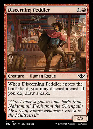 Discerning Peddler - otj Spoiler