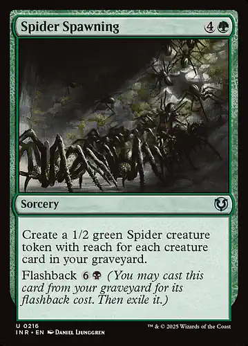Spider Spawning - inr Spoiler