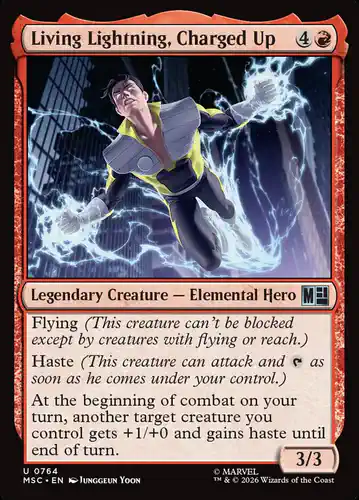Living Lightning, Charged Up - msc Spoiler