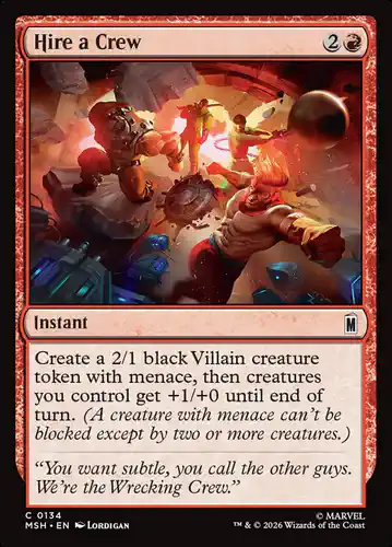 Hire a Crew - msh Spoiler