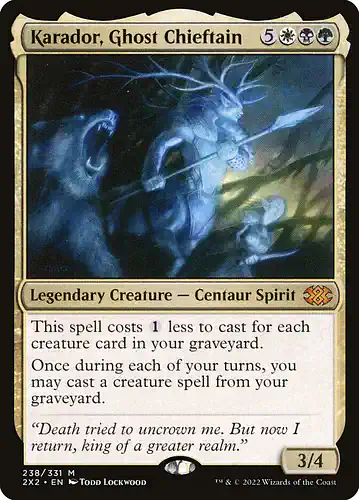Karador, Ghost Chieftain - 2x2 Spoiler