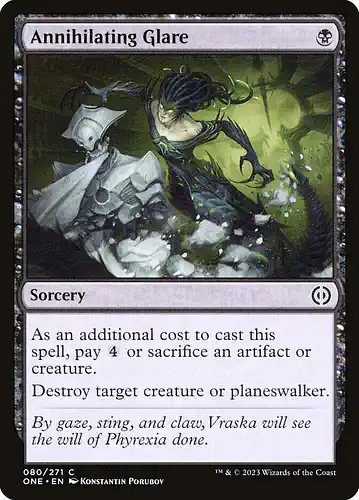 Annihilating Glare - one Spoiler