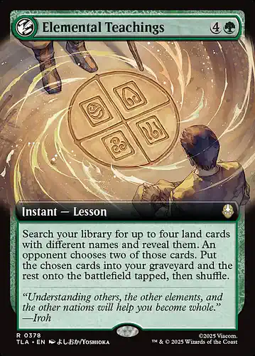 Elemental Teachings - tla Spoiler