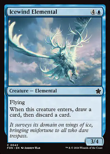 Icewind Elemental - fdn Spoiler