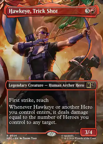 Hawkeye, Trick Shot - msc Spoiler
