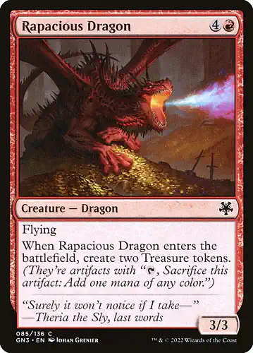 Rapacious Dragon - gn3 Spoiler