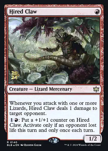 Hired Claw - blb Spoiler