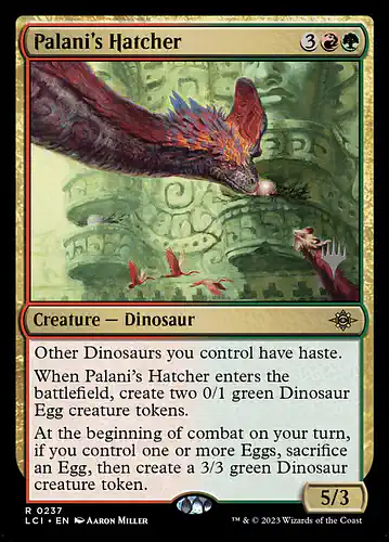 Palani's Hatcher - lci Spoiler