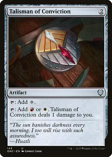 Talisman of Conviction - onc Spoiler