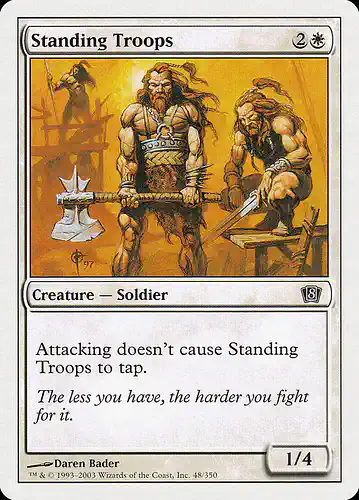 Standing Troops - 8ed Spoiler