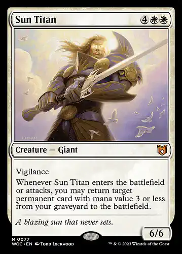 Sun Titan - woc Spoiler