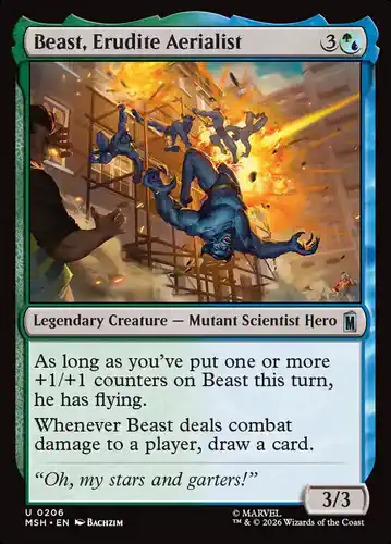 Beast, Erudite Aerialist - msh Spoiler