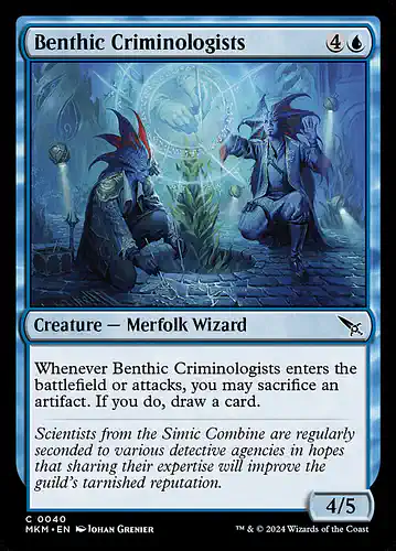 Benthic Criminologists - mkm Spoiler