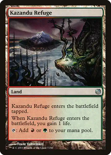 Kazandu Refuge - ddl Spoiler
