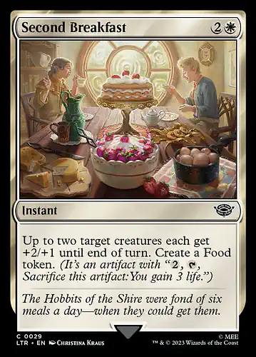 Second Breakfast - ltr Spoiler