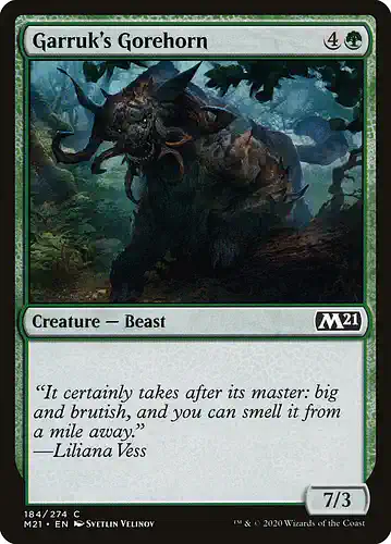 Garruk's Gorehorn - m21 Spoiler