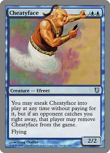 Cheatyface - unh Spoiler