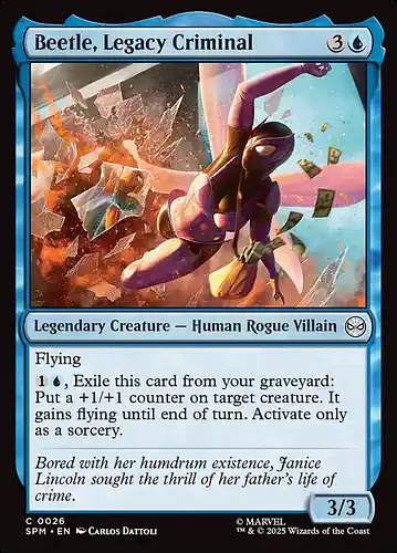 Beetle, Legacy Criminal - spm Spoiler