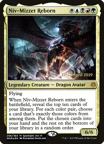 Niv-Mizzet Reborn - war Spoiler
