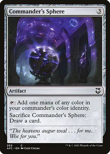 Commander's Sphere - afc Spoiler