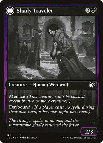 Shady Traveler - dbl Spoiler