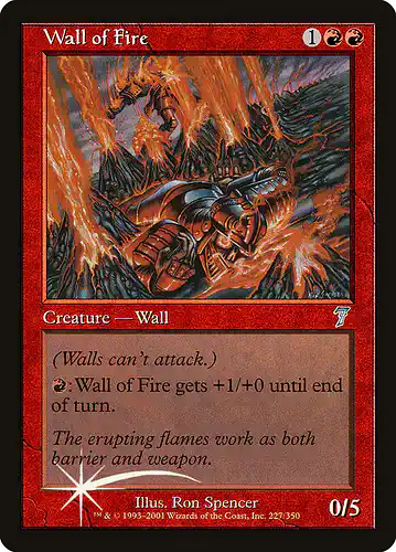 Wall of Fire - 7ed Spoiler