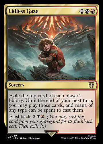 Lidless Gaze - ltc Spoiler