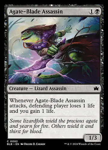 Agate-Blade Assassin - blb Spoiler