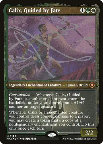 Calix, Guided by Fate - mat Spoiler