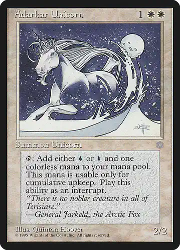 Adarkar Unicorn - ice Spoiler