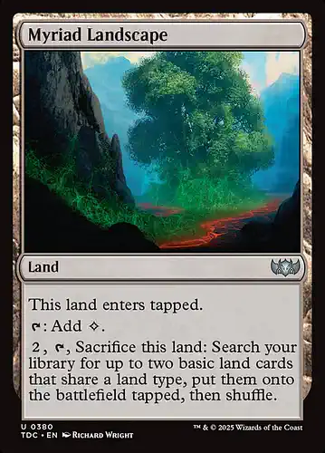 Myriad Landscape - tdc Spoiler