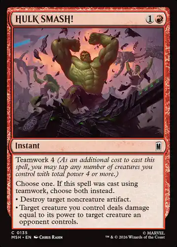 HULK SMASH! - msh Spoiler
