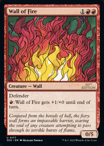 Wall of Fire - 30a Spoiler
