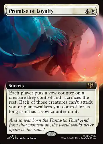 Promise of Loyalty - msc Spoiler