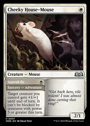 Cheeky House-Mouse - woe Spoiler