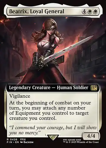 Beatrix, Loyal General - fin Spoiler