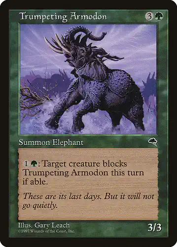 Trumpeting Armodon - tmp Spoiler