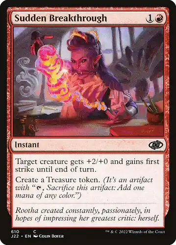 Sudden Breakthrough - j22 Spoiler