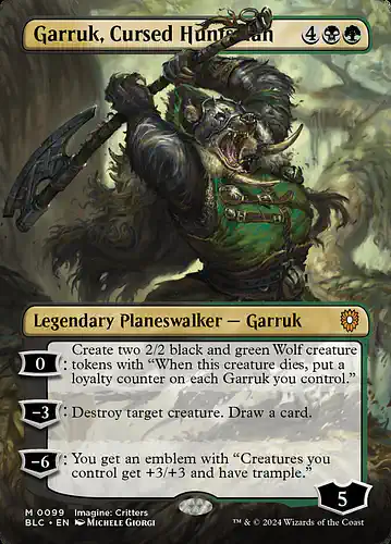 Garruk, Cursed Huntsman - blc Spoiler