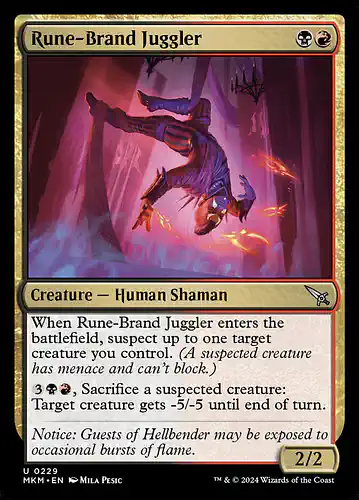 Rune-Brand Juggler - mkm Spoiler