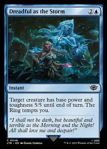 Dreadful as the Storm - ltr Spoiler