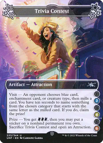 Trivia Contest - unf Spoiler