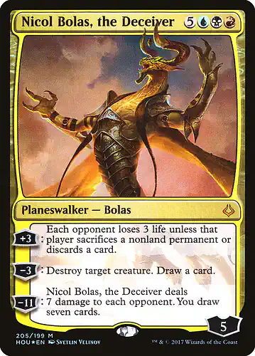 Nicol Bolas, the Deceiver - hou Spoiler